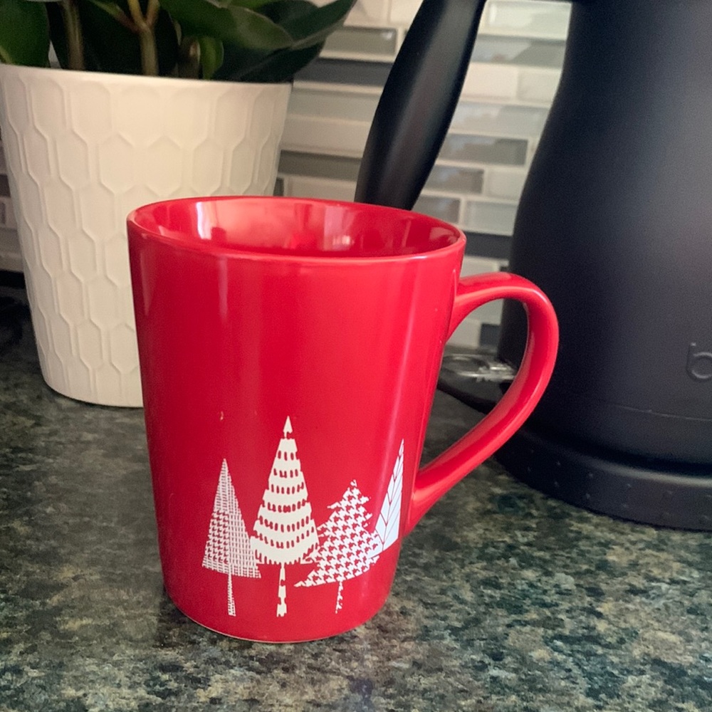 Starbucks red holiday mug